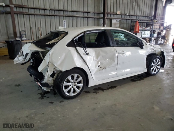 2024 Toyota Corolla LE with VIN 5YFB4MDE6RP111715, listed as a Copart auction lot 46577295 with 25,581 mi miles and Non Repairable. Bid and sale history available at carsss.com. Image 3.