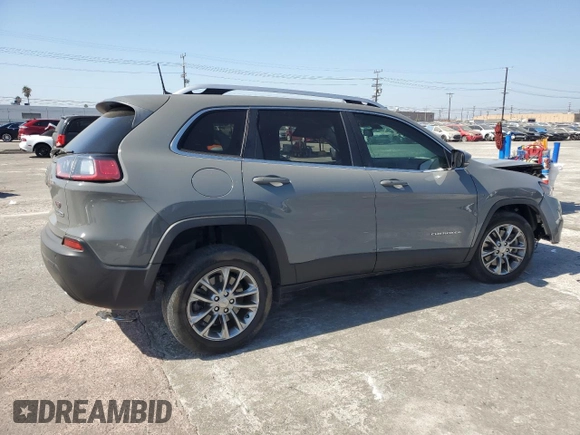 2020 Jeep Cherokee Lux with VIN 1C4PJLLXXLD500797, listed as a Copart auction lot 73576724 with Not provided miles and Salvage title. Bid and sale history available at DreamBid. Image 3.