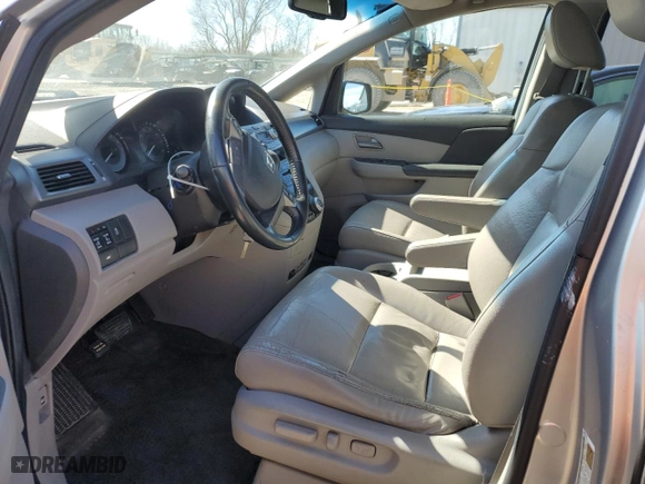 2011 Honda Odyssey EX-L with VIN 5FNRL5H6XBB095059, listed as a Copart auction lot 47368985 with 217,084 mi miles and Salvage Title. Bid and sale history available at carsss.com. Image 7.