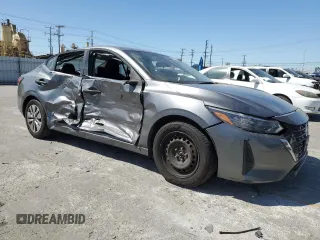 2024 Nissan Sentra S with VIN 3N1AB8BVXRY289545, listed as a Copart auction lot 60894395 with 53,131 mi miles and Salvage title. Bid and sale history available at DreamBid. Image 4.