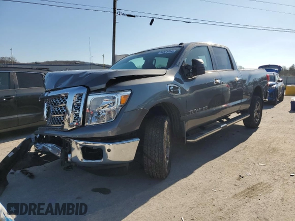 2019 Nissan Titan XD SL with VIN 1N6BA1F41KN511886, listed as a Copart auction lot 86123854 with 46,664 mi miles and Salvage Title. Bid and sale history available at carsss.com. Image 1.