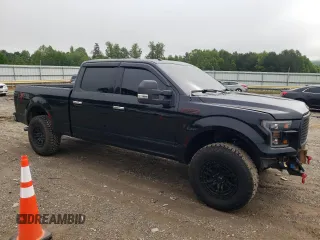 2017 Ford F-150 XL with VIN 1FTFW1EGXHFB14021, listed as a Copart auction lot 56183445 with 151,449 mi miles and Salvage title. Bid and sale history available at DreamBid. Image 4.
