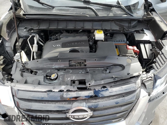 2022 Nissan Pathfinder Platinum with VIN 5N1DR3DH3NC244073, listed as a Copart auction lot 43459905 with 76,989 mi miles and Salvage title. Bid and sale history available at DreamBid. Image 13.