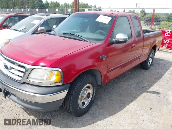 1999 Ford F-150 XL with VIN 2FTRX17L1XCA78024, listed as a IAAI auction lot 42772314 with 95,663 mi miles and . Bid and sale history available at DreamBid. Image 2.
