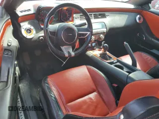 2010 Chevrolet Camaro 2SS with VIN 2G1FT1EW0A9121096, listed as a Copart auction lot 56967335 with 107,740 mi miles and Salvage title. Bid and sale history available at DreamBid. Image 8.
