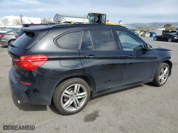 2018 BMW X1 sDrive28i with VIN WBXHU7C3XJ5L06006, listed as a Copart auction lot 47666595 with 56,142 mi miles and Salvage Title. Bid and sale history available at carsss.com. Image 3.
