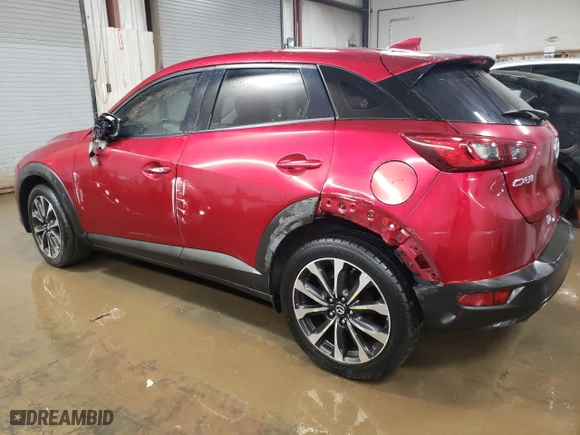 2019 Mazda CX-3 Touring with VIN JM1DKDC75K1416408, listed as a Copart auction lot 87731075 with 101,001 mi miles and Salvage Title. Bid and sale history available at carsss.com. Image 2.