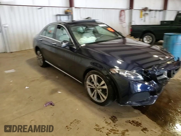2018 Mercedes-Benz C 300 with VIN 55SWF4KB3JU280657, listed as a Copart auction lot 58184455 with Not provided miles and Salvage title. Bid and sale history available at DreamBid. Image 13.