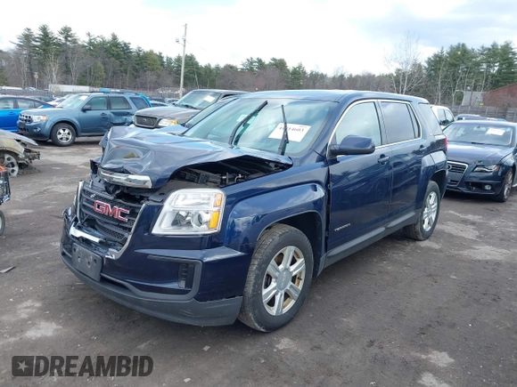 2016 GMC Terrain SLE with VIN 2GKFLSEK8G6230849, listed as a IAAI auction lot 41814603 with 69,361 mi miles. Bid and sale history available at carsss.com. Image 2.