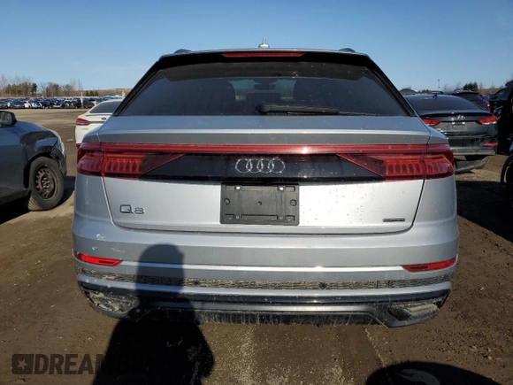 2019 Audi Q8 Prestige with VIN WA1FVAF13KD036479, listed as a Copart auction lot 46460035 with 121,107 mi miles and Salvage title. Bid and sale history available at DreamBid. Image 6.