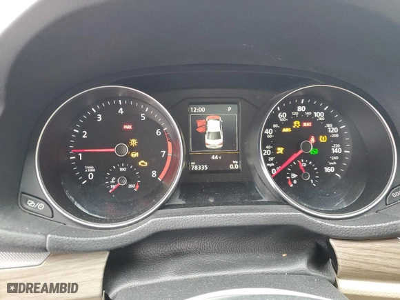 2018 Volkswagen Passat 2.0T SE with VIN 1VWBA7A36JC045562, listed as a Copart auction lot 45023195 with 78,335 mi miles and Salvage Title. Bid and sale history available at carsss.com. Image 9.