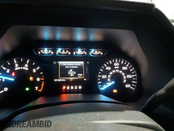 2020 Ford F-150 XL with VIN 1FTEW1EP3LFB83329, listed as a Copart auction lot 45917085 with 101,300 mi miles and Salvage Title. Bid and sale history available at DreamBid. Image 9.
