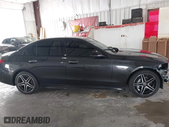 2023 Mercedes-Benz C 300 with VIN W1KAF4GB6PR093944, listed as a IAAI auction lot 41799118 with 23,296 mi miles and . Bid and sale history available at DreamBid. Image 13.