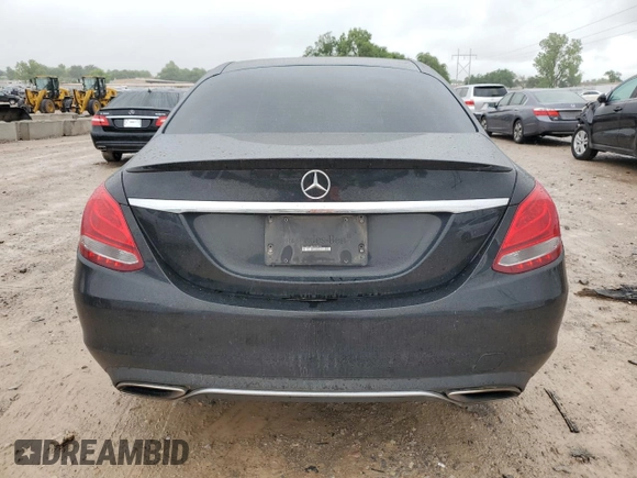 2018 Mercedes-Benz C 300 with VIN WDDWF4JB4JR346460, listed as a Copart auction lot 55768375 with 120,508 mi miles and Salvage title. Bid and sale history available at DreamBid. Image 6.