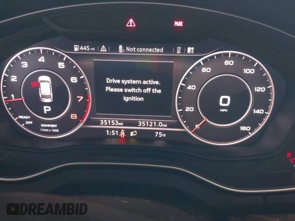 2019 Audi Q5 Premium Plus with VIN WA1BNAFY5K2133206, listed as a IAAI auction lot 42415360 with 35,153 mi miles and . Bid and sale history available at DreamBid. Image 7.