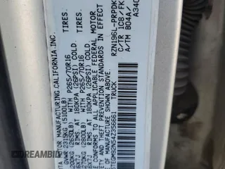 2004 Toyota Tacoma PreRunner with VIN 5TEGM92N54Z356661, listed as a Copart auction lot 41565815 with 145,368 mi miles and Salvage title. Bid and sale history available at DreamBid. Image 14.