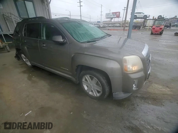 2010 GMC Terrain SLT-1 with VIN 2CTALFEW9A6285547, listed as a Copart auction lot 49255605 with 170,963 mi miles and Salvage Title. Bid and sale history available at carsss.com. Image 12.