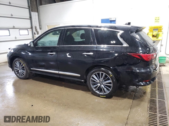 2019 Infiniti QX60 Luxe with VIN 5N1DL0MM3KC518400, listed as a Copart auction lot 55280515 with 194,682 mi miles and Salvage title. Bid and sale history available at DreamBid. Image 2.