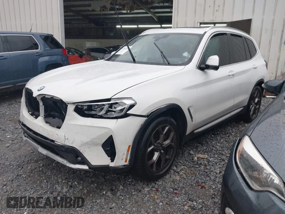 2024 BMW X3 sDrive30i with VIN WBX47DP07RN278665, listed as a IAAI auction lot 41054856 with Not Provided miles and . Bid and sale history available at DreamBid. Image 17.