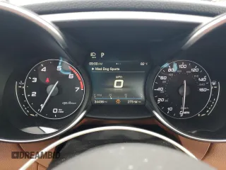 2018 Alfa Romeo Giulia Ti Sport with VIN ZARFAECN9J7596624, listed as a Copart auction lot 78393374 with 34,456 mi miles and Salvage Title. Bid and sale history available at carsss.com. Image 9.