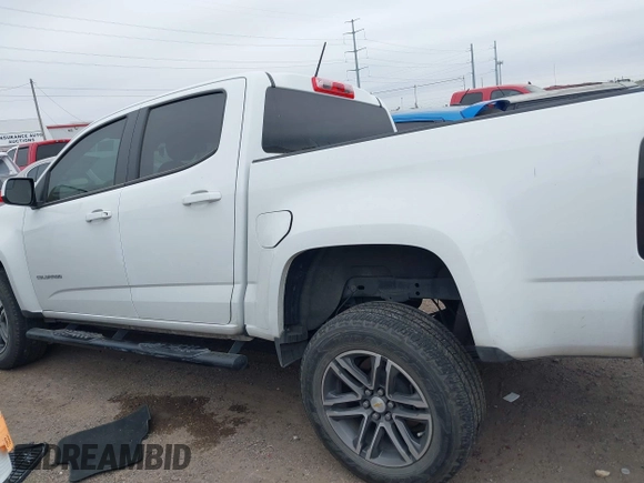 2021 Chevrolet Colorado 2WD Work Truck z VIN 1GCGSBEA2M1184525, wystawiony jako IAAI lot #41555605 z przebiegiem 35 847 mil mil oraz . Historia ofert i sprzedaży dostępna na DreamBid. Obrazek 15.
