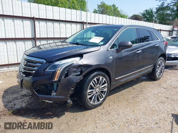 2017 Cadillac XT5 Premium Luxury AWD with VIN 1GYKNERS5HZ162882, listed as a IAAI auction lot 41919780 with 96,051 mi miles. Bid and sale history available at carsss.com. Image 2.