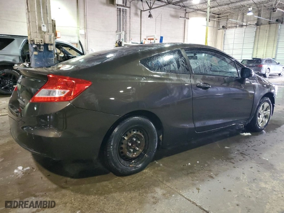 2013 Honda Civic Cpe LX with VIN 2HGFG3B50DH529922, listed as a Copart auction lot 45805495 with 108,544 mi miles and Clean Title. Bid and sale history available at carsss.com. Image 3.
