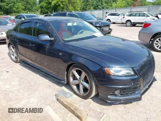 2012 Audi A4 Premium Plus with VIN WAUFFAFL8CN013177, listed as a IAAI auction lot 42640799 with 135,193 mi miles and . Bid and sale history available at DreamBid. Image 1.