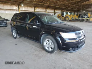 2013 Dodge Journey SE with VIN 3C4PDCAB4DT575943, listed as a Copart auction lot 48760385 with 127,081 mi miles and Salvage Title. Bid and sale history available at carsss.com. Image 4.