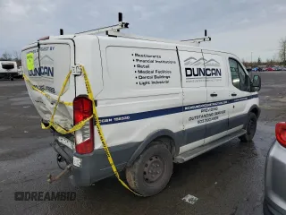 2017 Ford Transit with VIN 1FTYR1ZM3HKB29631, listed as a Copart auction lot 86395004 with 96,975 mi miles and Salvage Title. Bid and sale history available at DreamBid. Image 3.