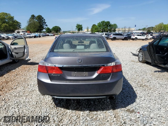 2014 Honda Accord LX with VIN 1HGCR2F34EA012395, listed as a Copart auction lot 52552495 with 104,586 mi miles and Salvage Title. Bid and sale history available at carsss.com. Image 6.