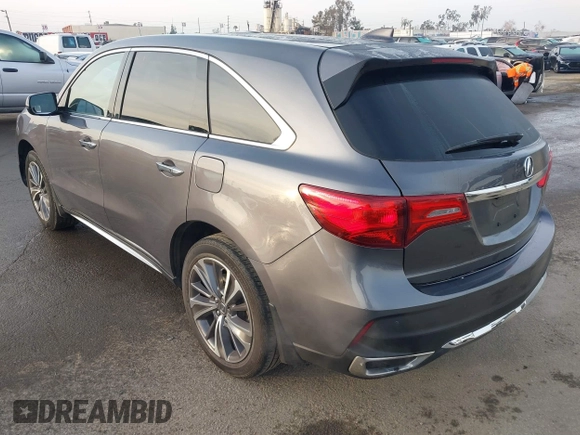 2019 Acura MDX Technology z VIN 5J8YD3H59KL010487, wystawiony jako IAAI lot #41478493 z przebiegiem 55 315 mil mil oraz . Historia ofert i sprzedaży dostępna na DreamBid. Obrazek 3.
