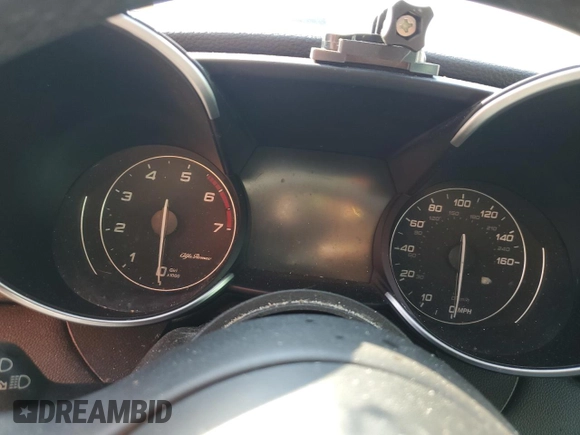 2017 Alfa Romeo Giulia with VIN ZARFAEDN4H7535772, listed as a Copart auction lot 58783614 with Not provided miles and Salvage title. Bid and sale history available at DreamBid. Image 9.