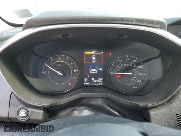 2020 Subaru Impreza Premium with VIN 4S3GTAD67L3719761, listed as a Copart auction lot 54296665 with 54,328 mi miles and Salvage title. Bid and sale history available at DreamBid. Image 9.