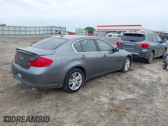 2015 Infiniti Q40 with VIN JN1CV6AR3FM521751, listed as a IAAI auction lot 42212244 with 118,245 mi miles and . Bid and sale history available at DreamBid. Image 4.