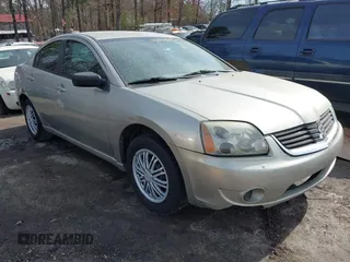 2008 Mitsubishi Galant ES with VIN 4A3AB36F18E019633, listed as a IAAI auction lot 41446926 with 279,877 mi miles. Bid and sale history available at carsss.com. Image 1.
