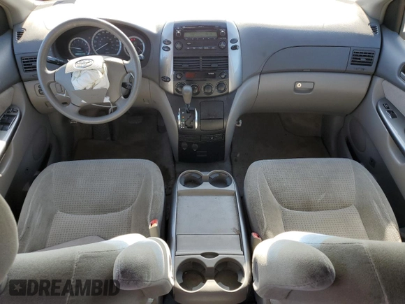 2006 Toyota Sienna CE with VIN 5TDZA23C06S519903, listed as a Copart auction lot 53740445 with 212,665 mi miles and Salvage Title. Bid and sale history available at carsss.com. Image 8.