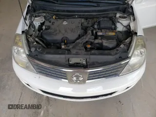 2009 Nissan Versa 1.8 S with VIN 3N1BC13E09L496658, listed as a Copart auction lot 67597234 with 125,854 mi miles and Salvage Title. Bid and sale history available at carsss.com. Image 12.