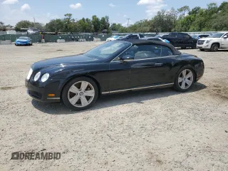 2007 Bentley Continental GT with VIN SCBDR33W97C045720, listed as a Copart auction lot 56370245 with 47,350 mi miles and Salvage Title. Bid and sale history available at DreamBid. Image 1.