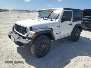 2024 Jeep Wrangler Sport with VIN 1C4PJXAG9RW124892, listed as a Copart auction lot 76882324 with Not provided miles and Salvage title. Bid and sale history available at DreamBid. Image 1.