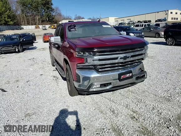 2019 Chevrolet Silverado 1500 LTZ with VIN 3GCUYGED4KG261726, listed as a Copart auction lot 87998295 with 84,904 mi miles and Salvage Title. Bid and sale history available at DreamBid. Image 10.