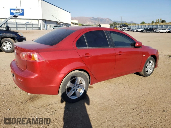 2008 Mitsubishi Lancer DE with VIN JA3AU26U98U015503, listed as a Copart auction lot 75131434 with 162,927 mi miles and Salvage Title. Bid and sale history available at DreamBid. Image 3.