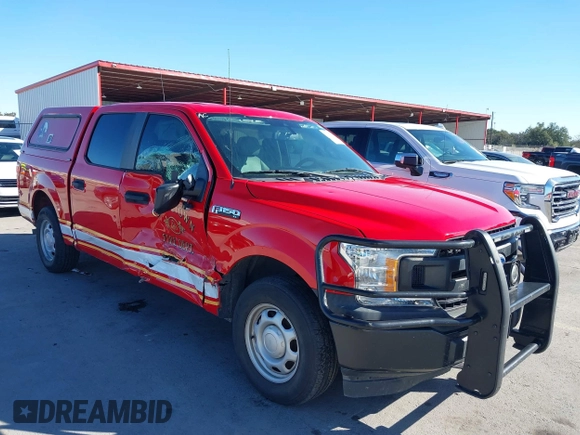 2019 Ford F-150 XL with VIN 1FTEW1CB6KKD50814, listed as a IAAI auction lot 41230911 with 35,600 mi miles and . Bid and sale history available at DreamBid. Image 1.