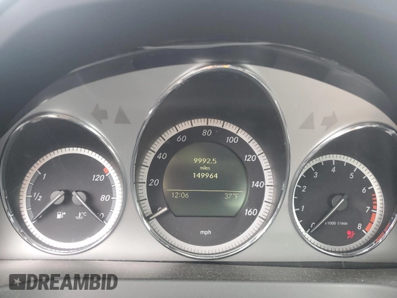 2010 Mercedes-Benz C-Class C 300 Sport with VIN WDDGF5EB7AF464931, listed as a Copart auction lot 52492905 with 149,964 mi miles and Clean Title. Bid and sale history available at carsss.com. Image 9.