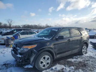 2013 Ford Utility Police Interceptor with VIN 1FM5K8AR0DGC06939, listed as a Copart auction lot 82254984 with 151,804 mi miles and Salvage Title. Bid and sale history available at carsss.com. Image 1.