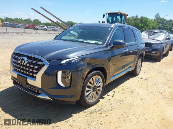 2020 Hyundai Palisade Limited with VIN KM8R5DHE4LU082503, listed as a IAAI auction lot 42294009 with 34,060 mi miles and . Bid and sale history available at DreamBid. Image 2.