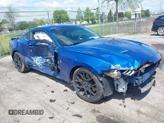2018 Ford Mustang EcoBoost with VIN 1FA6P8TH3J5154072, listed as a IAAI auction lot 42195831 with 77,834 mi miles and . Bid and sale history available at DreamBid. Image 1.