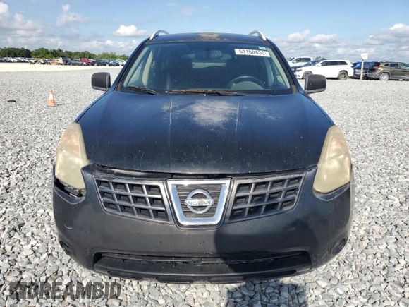 2008 Nissan Rogue SL with VIN JN8AS58V78W401893, listed as a Copart auction lot 53160435 with 262,481 mi miles and Salvage Title. Bid and sale history available at DreamBid. Image 5.