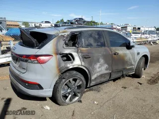 2024 Audi Q4 e-tron Prestige with VIN WA1M2BFZ5RP029540, listed as a Copart auction lot 67763734 with 0 mi miles and Salvage Title. Bid and sale history available at carsss.com. Image 3.