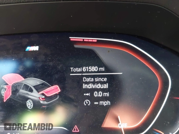2020 BMW 3 Series 330i xDrive with VIN 3MW5R7J07L8B36376, listed as a IAAI auction lot 40719128 with 61,580 mi miles. Bid and sale history available at carsss.com. Image 7.